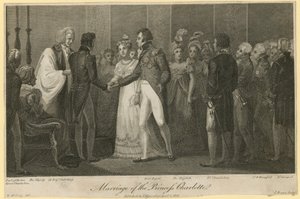 O casamento da princesa Charlotte