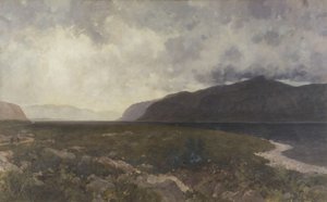 Loch Maree from Grudie Bridge, c.1905 (óleo sobre tela) de William Matthew Hale