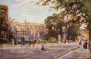 Hospital Addenbrookes em Trumpington Street de William Matthison