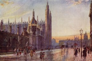 Kings College Gateway e Capela, Efeito Crepuscular de William Matthison