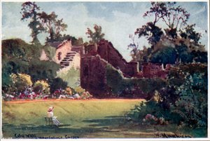 Muralha da cidade de Oxford, New College Garden de William Matthison