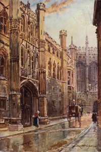 O antigo portão da Kings College de William Matthison