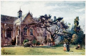Faculdade de Wadham do jardim de William Matthison