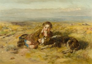 The Wee Herd Laddie [anteriormente catalogado como Boy and Dog] de William McTaggart