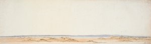 Esboço da margem sul do Rangitiki de William Mein Smith