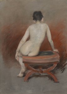 Costas de um nu de William Merritt Chase