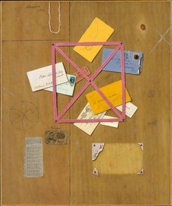 O porta-cartas do artista de William Michael Harnett