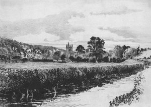 Amersham e o rio Misbourne, 1904.