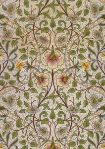 Tecido decorativo. 1876-90 de William Morris