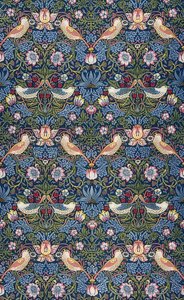 O ladrão de morango. Tecido decorativo. 1883 de William Morris