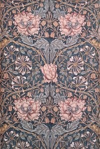 &39;Honeysuckle&39;, 1876 (algodão estampado) de William Morris