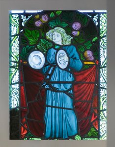 Menestrel com címbalos, desenhado por William Morris de William Morris