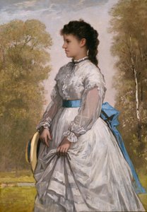 Retrato de Agnes Elizabeth Claflin, 1873. de William Morris Hunt
