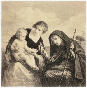 A cartomante de William Morris Hunt