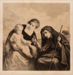A cartomante de William Morris Hunt