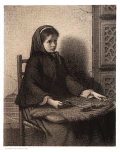 Rapariga Violeta de William Morris Hunt