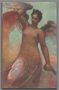 Fortuna alada, 1878. de William Morris Hunt