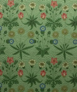Daisy Marguerite, papel de parede impresso em bloco, 1862.