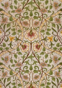 Tecido decorativo, 1876-1890.