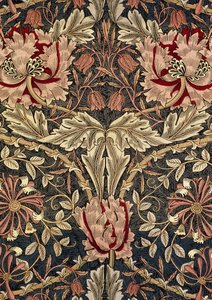 Tecido decorativo, 1876-1890.
