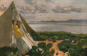 Um dia ventoso: Howth Head, início do século XX, c1930.