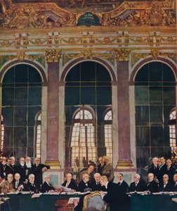 A assinatura da paz no Salão dos Espelhos, Versalhes, 28 de junho de 1919, 1919 1935