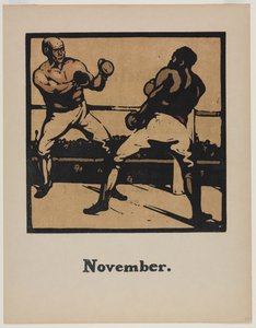Um Almanaque de Doze Esportes: Boxe de William Nicholson