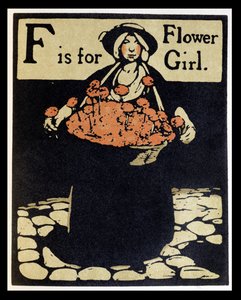 F é para Flower Girl, ilustração de 
