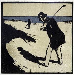Jogador de golfe de William Nicholson