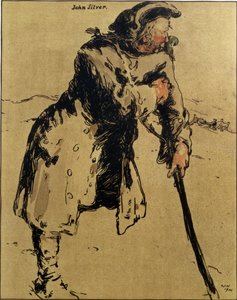 John Silver, ilustração de 