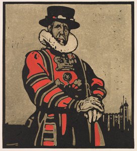 Tipos de Londres: comedor de carne de William Nicholson