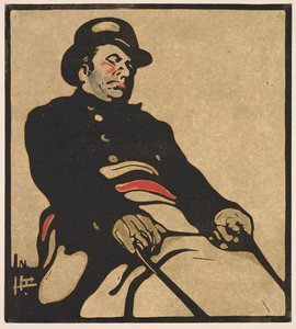 Tipos de Londres: motorista de ônibus de William Nicholson