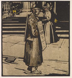 Tipos de Londres: Homem-Sanduíche de William Nicholson