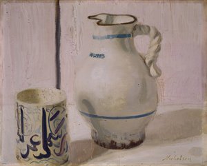 Pink Still Life With Jug, 1935-36. de William Nicholson