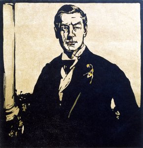 Rota Exmo. Joseph Chamberlain (1836-1914) ilustração de 