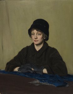 A rapariga com uma luva esfarrapada de William Nicholson