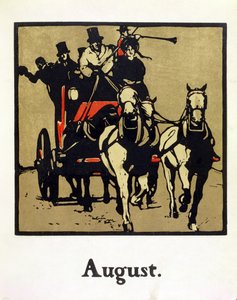 O mês de agosto, de 