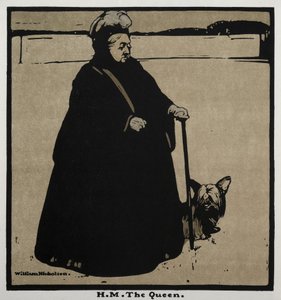 Doze Retratos: H. M. a Rainha de William Nicholson