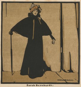 Doze Retratos: Sarah Bernhardt de William Nicholson