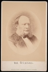 Retrato de Carl Wilhelm Siemens 1823-1883, Antes de 1876.