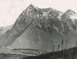 As Montanhas Rochosas: Chancellor Peak, Leanchoil, Canadá, 1895.
