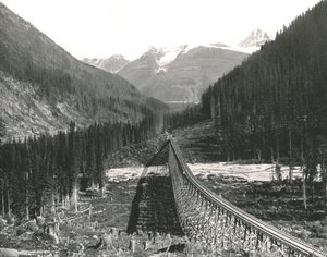 The Rockies: Loop mostrando quatro faixas, 1895.