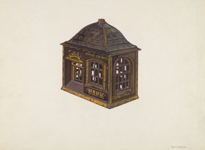Home Savings Bank, c. 1940. de William O. Fletcher