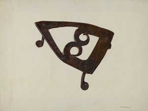 Iron Trivet, c. 1939. de William O. Fletcher