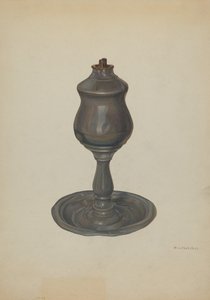 Whale Oil Lamp, c. 1940.