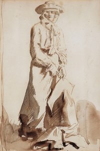 Portrait of Grace, a esposa do artista, de William Orpen