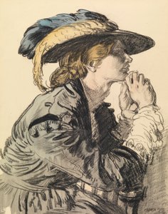Retrato de uma senhora de William Orpen