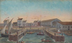 Old Ferry Stairs, 1870s. de William P. Chappel
