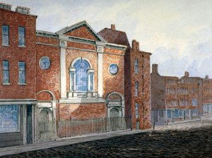 Igreja de Saint Alfege, London Wall, Londres, c1814
