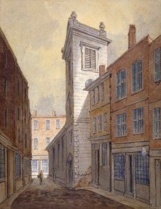 Igreja de St George Botolph Lane de George Lane, City of London, c1813